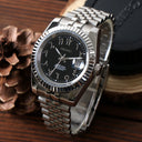 Seiko Mod Datejust Arabic Black
