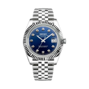 Seiko Mod Datejust Blue Gem