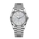 Seiko Mod Datejust Arabic White