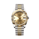 Seiko Mod Datejust Gem Gold Two Tone.