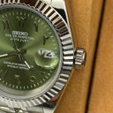 Seiko Mod Datejust Mod Arabic Olive Green